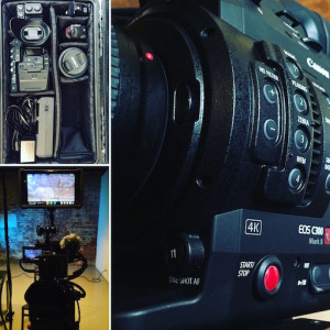 Canon C300 Mark II shooting corporate interview with Atomos Shogun 4K